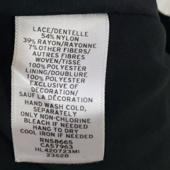 Chelsea28 Lace Bodice Black Jumpsuit size 8 New without tags - Picture 3 of 6